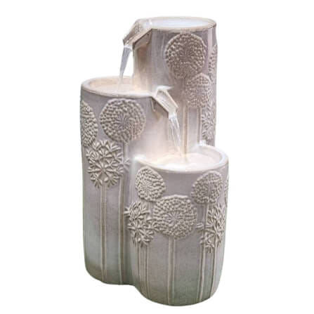 น้ำพุตั้งพื้นเสริมฮวงจุ้ย EAKGIFT รุ่นMZ159518A สไตล์โมเดิร์น วัสดุเซรามิก สีขาวงาช้าง_0