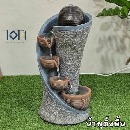 น้ำพุตั้งพื้น EAKGIFT รุ่น1250205AL ขนาดกลาง เสริมฮวงจุ้ยเรียกทรัพย์โชคลาภ_1