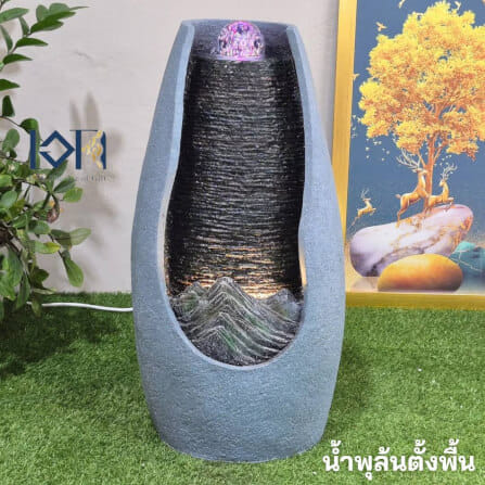 น้ำพุตั้งพื้น EAKGIFT รุ่น22045 สไตล์คลาสสิก ตกแต่งบ้านเสริมฮวงจุ้ย_1
