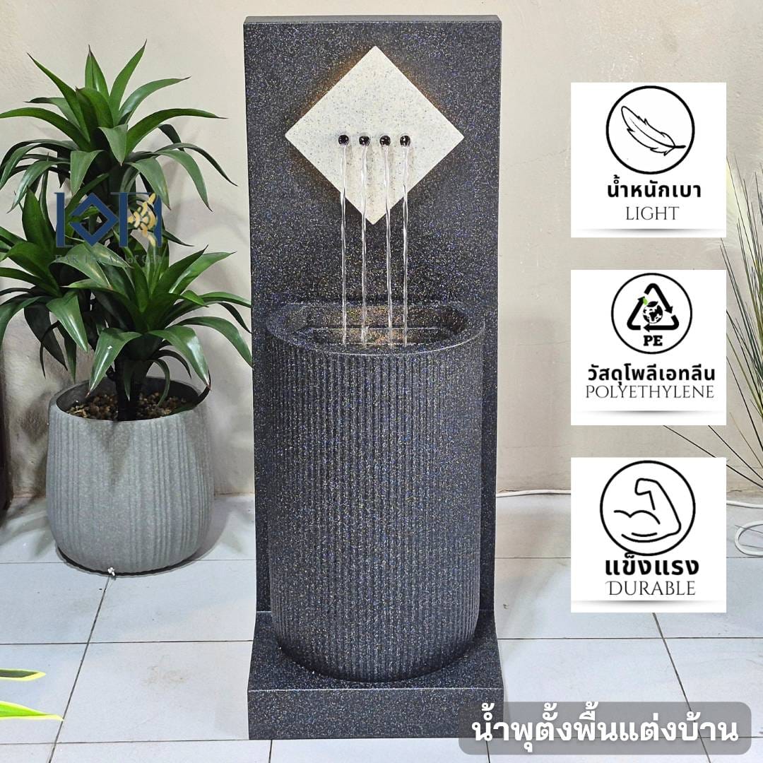 น้ำตกเสริมฮวงจุ้ย EAKGIFT รุ่นMZ1667JA วางหน้าบ้านในบ้านหรือสวนเพิ่มความสิริมงค_1