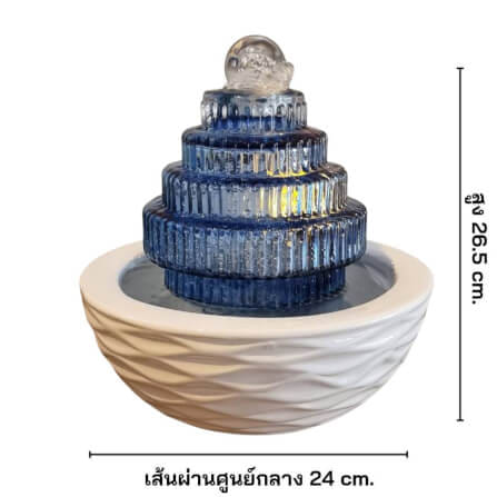 น้ำพุตั้งโต๊ะเสริมฮวงจุ้ย EAKGIFT รุ่น99102B สไตล์โมเดิร์นทันสมัยสวยหรู_2