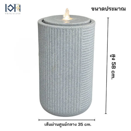 น้ำพุตั้งพื้นเสริมฮวงจุ้ย EAKGIFT GRANILITE MZ16338JA ทันสมัยงานสวยเหมือนหินแกรนิต_2