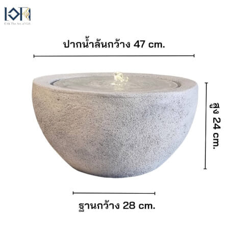 น้ำพุล้นตั้งพื้น EAKGIFT รุ่น2208W สไตล์โมเดิร์นทันสมัยเสริมฮวงจุ้ย_2