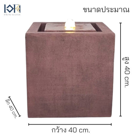 น้ำพุตั้งพื้นเสริมฮวงจุ้ย EAKGIFT รุ่น2481-1 สไตล์ทันสมัย_2