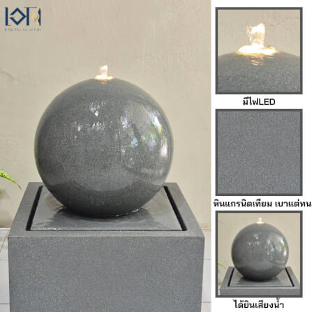 น้ำพุล้นตั้งพื้นเสริมฮวงจุ้ย EAKGIFT รุ่นGRANILITE MZ16166JB สไตล์โมเดิร์น_3
