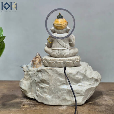น้ำพุตั้งโต๊ะเสริมฮวงจุ้ย EAKGIFT รุ่นPM002B สไตล์โมเดิร์นงานสวยหรู_4