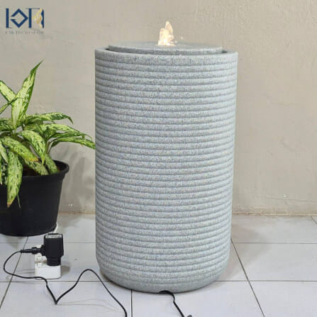 น้ำพุตั้งพื้นเสริมฮวงจุ้ย EAKGIFT GRANILITE MZ16338JA ทันสมัยงานสวยเหมือนหินแกรนิต_4