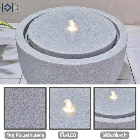 น้ำพุล้นตั้งพื้น EAKGIFT รุ่นGRANILITE MZ16168JA ทันสมัยเสริมฮวงจุ้ย_4