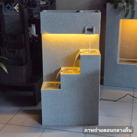 น้ำพุตั้งพื้นเสริมฮวงจุ้ย EAKGIFT รุ่นMZ16357JB วัสดุโพลิเอทิลีน สไตล์โมเดิร์น_4
