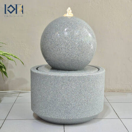 น้ำพุล้นตั้งพื้น EAKGIFT รุ่นGRANILITE MZ16126JB ดีไซน์ทันสมัยงานสวยหรูคล้ายหิน_5