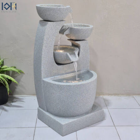 น้ำพุตั้งพื้นแต่งบ้าน EAKGIFT รุ่นGRANILITE MZ16275JA ขนาดใหญ่วางหน้าบ้านจัดสวน_7