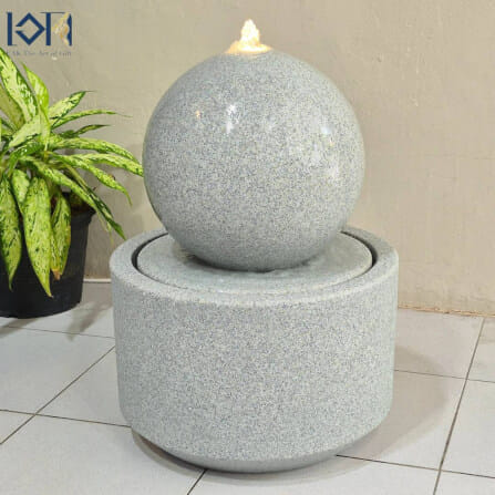 น้ำพุล้นตั้งพื้น EAKGIFT รุ่นGRANILITE MZ16126JB ดีไซน์ทันสมัยงานสวยหรูคล้ายหิน_7