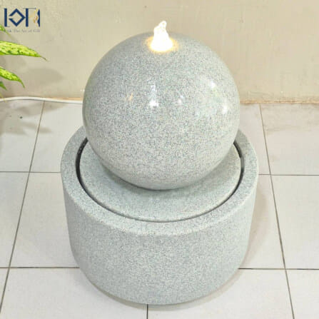 น้ำพุล้นตั้งพื้น EAKGIFT รุ่นGRANILITE MZ16126JB ดีไซน์ทันสมัยงานสวยหรูคล้ายหิน_8