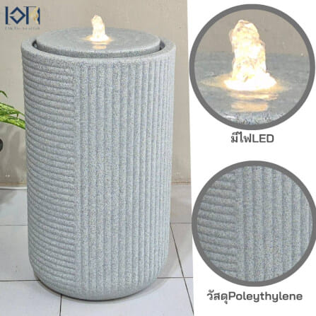 น้ำพุตั้งพื้นเสริมฮวงจุ้ย EAKGIFT GRANILITE MZ16338JA ทันสมัยงานสวยเหมือนหินแกรนิต_9