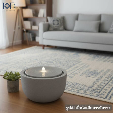 น้ำพุล้นตั้งพื้น EAKGIFT รุ่นGRANILITE MZ16168JA ทันสมัยเสริมฮวงจุ้ย_9