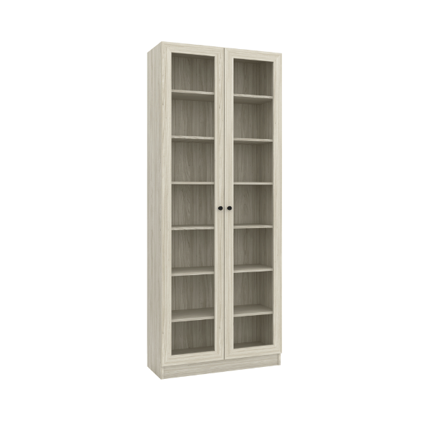 ตู้หนังสือ WISDOM DESIGN FURNITURE รุ่น BK-81B 80 ซม. สีไวท์โอ๊ค_0