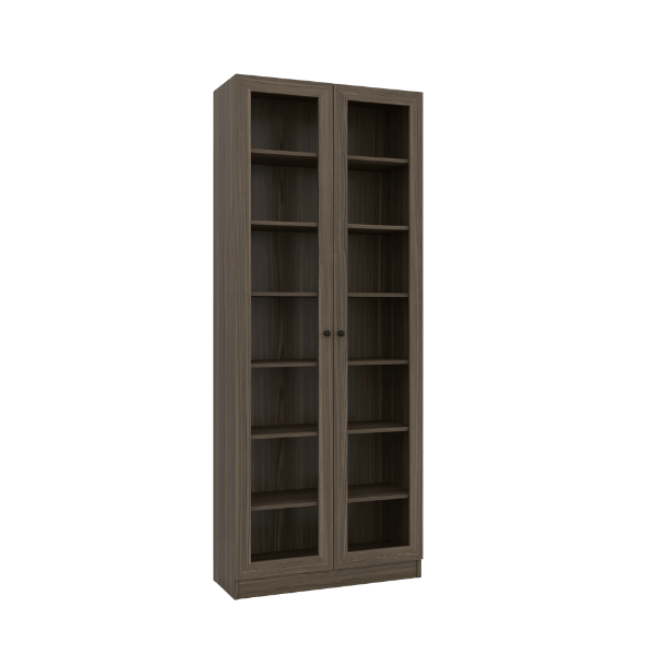 ตู้หนังสือ WISDOM DESIGN FURNITURE รุ่น BK-81B 80 ซม. สีมอคค่า_0
