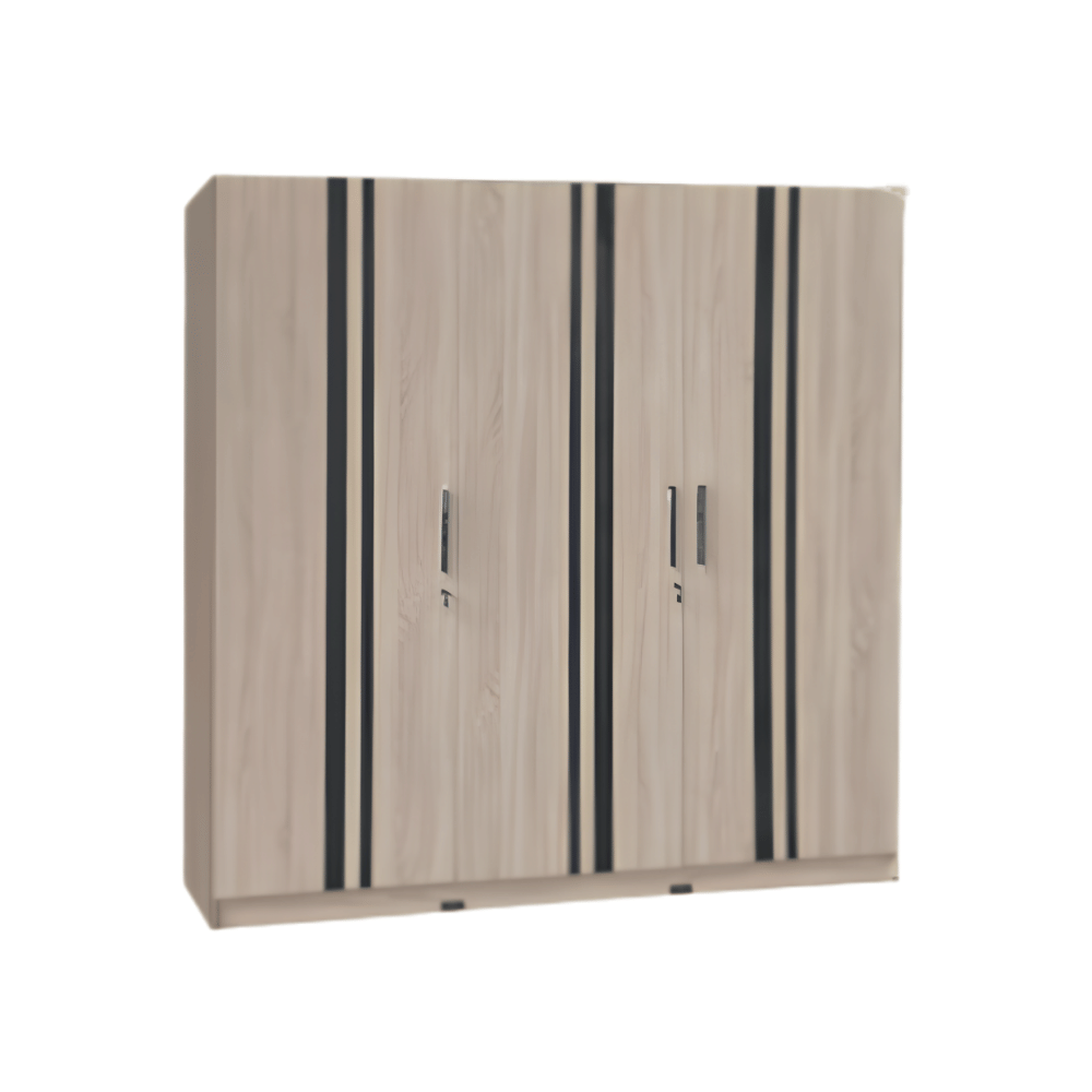 ตู้เสื้อผ้า 3 บานเปิด WISDOM DESIGN FURNITURE รุ่น WR601 180 ซม. สีโซลิค