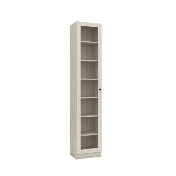 ตู้หนังสือ WISDOM DESIGN FURNITURE รุ่น BK-41B 40 ซม. สีไวท์โอ๊ค_1