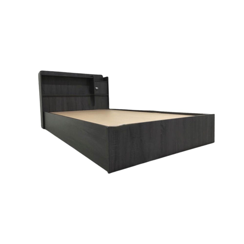 ชุดห้องนอน + ที่นอน PVC 3.5 ฟุต WISDOM DESIGN FURNITURE รุ่น 2 ชิ้น 80 ซม. สีโอ๊ค