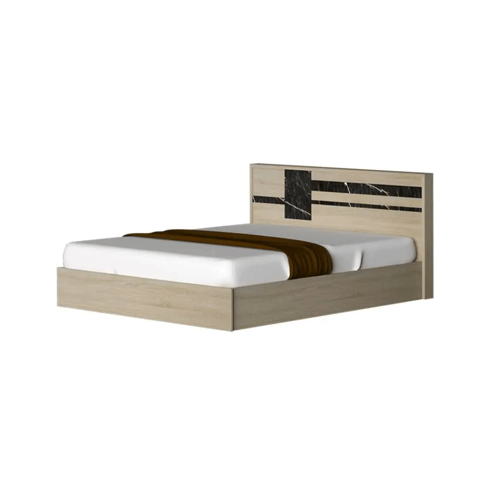 ชุดห้องนอน + ที่นอน PVC 5 ฟุต WISDOM DESIGN FURNITURE รุ่น GALAXY สี โซลิค/หิน_2