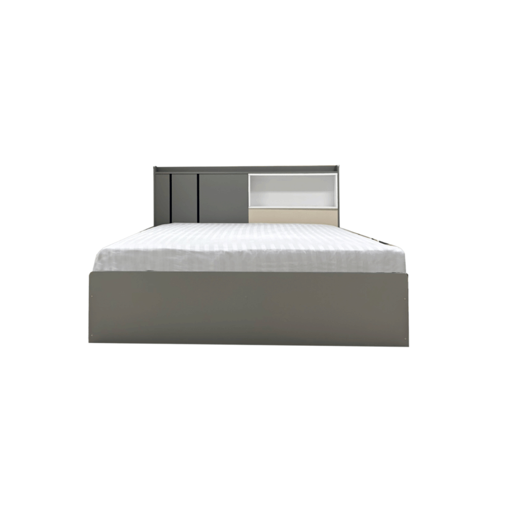 ชุดห้องนอน 5 ฟุต WISDOM DESIGN FURNITURE รุ่น TRENDY สีเบจ/เทา_2