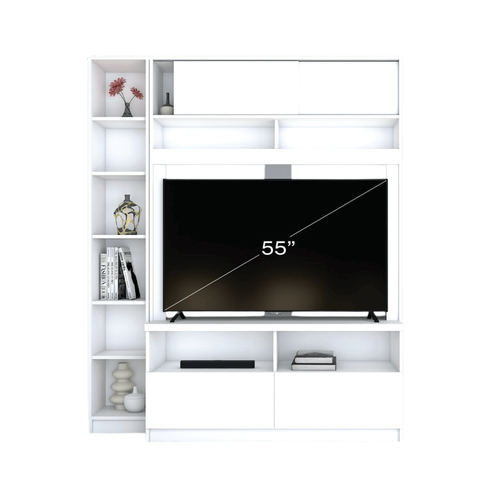ตู้วางทีวี WISDOM DESIGN FURNITURE รุ่น HT-1501 150 ซม. สีขาว