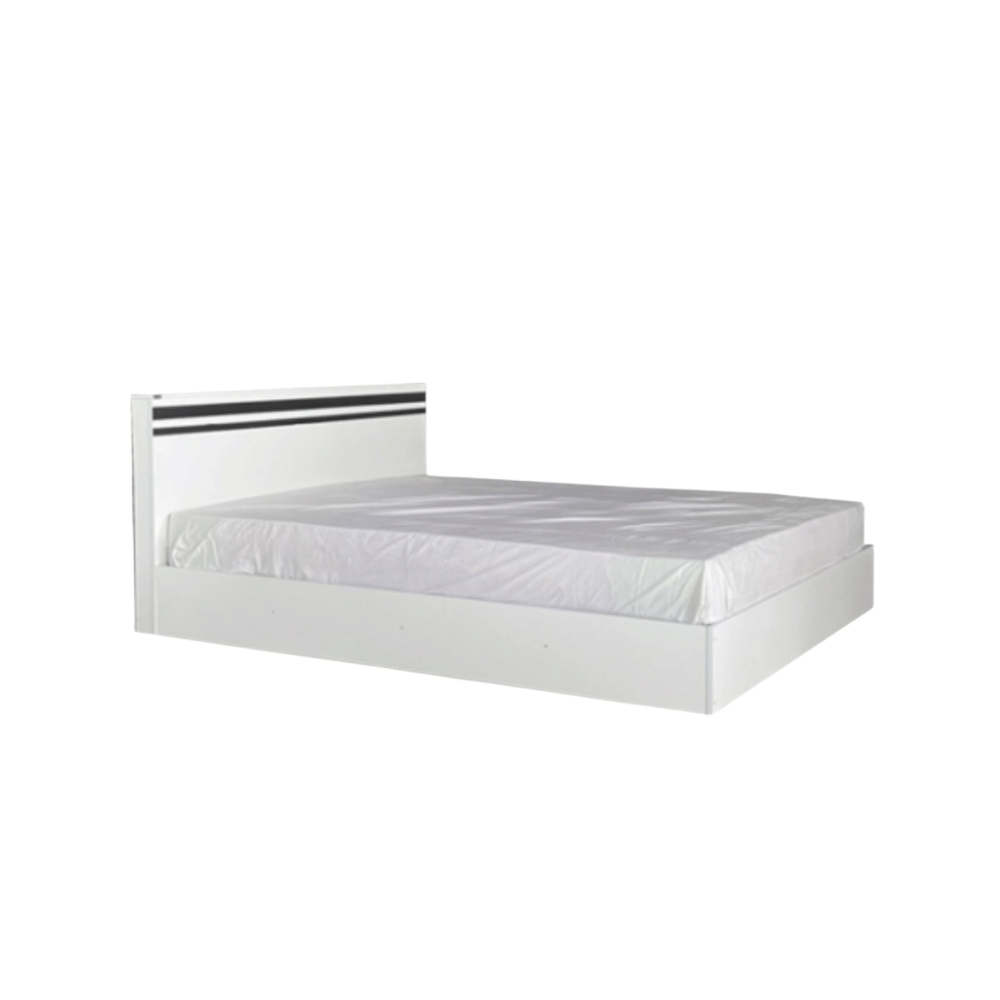 ชุดห้องนอน + ที่นอนสปริง 3.5 ฟุต WISDOM DESIGN FURNITURE รุ่น SAVE สีขาว
