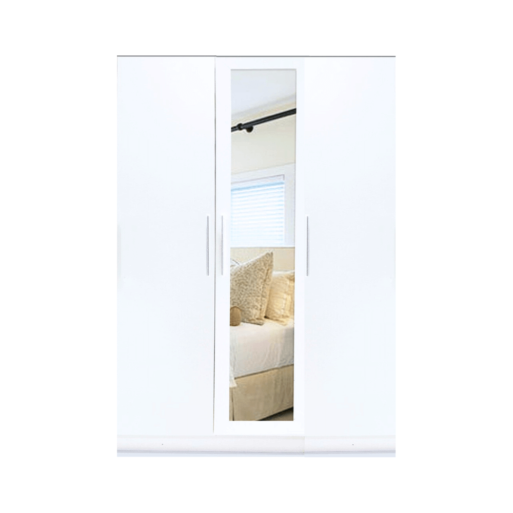 ชุดห้องนอน + ที่นอน PVC 6 ฟุต WISDOM DESIGN FURNITURE รุ่น RADDER สีขาว_3