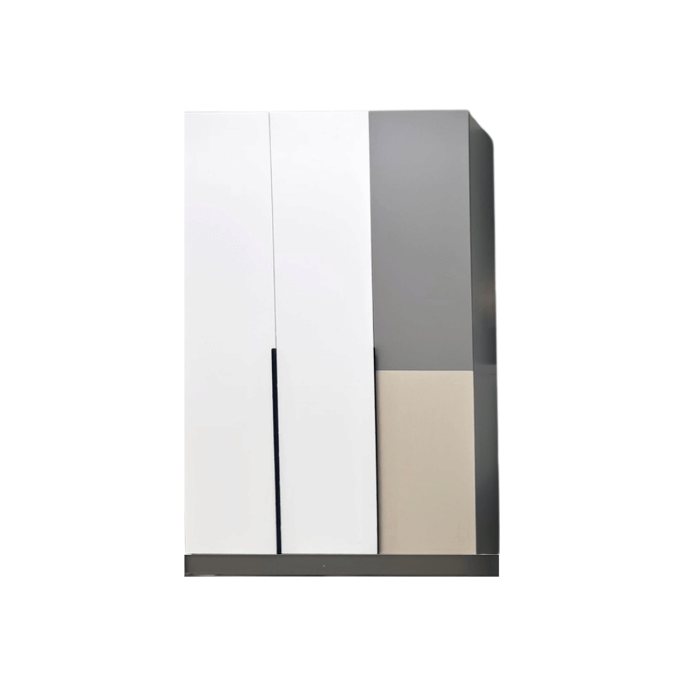 ชุดห้องนอน + ที่นอน PVC 5 ฟุต WISDOM DESIGN FURNITURE รุ่น TRENDY สีเทา/ขาว_3