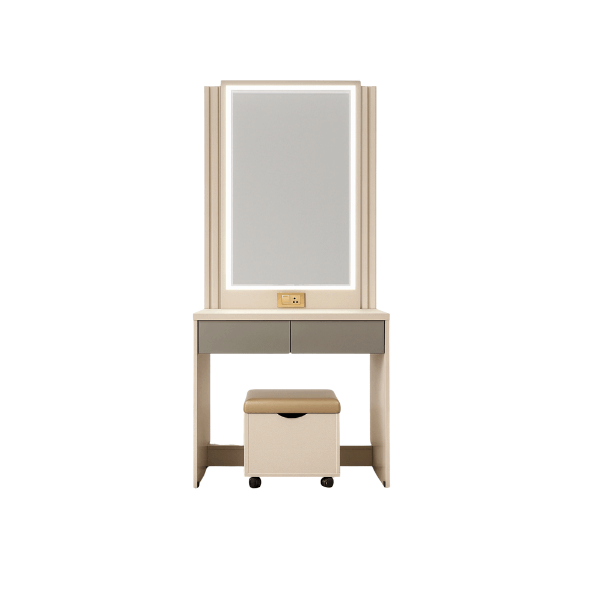 ชุดห้องนอน 6 ฟุต WISDOM DESIGN FURNITURE รุ่น SYDNEY สีเบจ/เทา