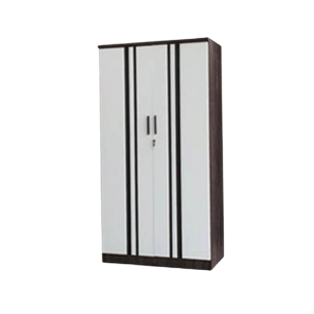 ชุดห้องนอน + ที่นอน PVC 3.5 ฟุต WISDOM DESIGN FURNITURE รุ่น SUPER SAVE สีแอชบราวน์/ขาว