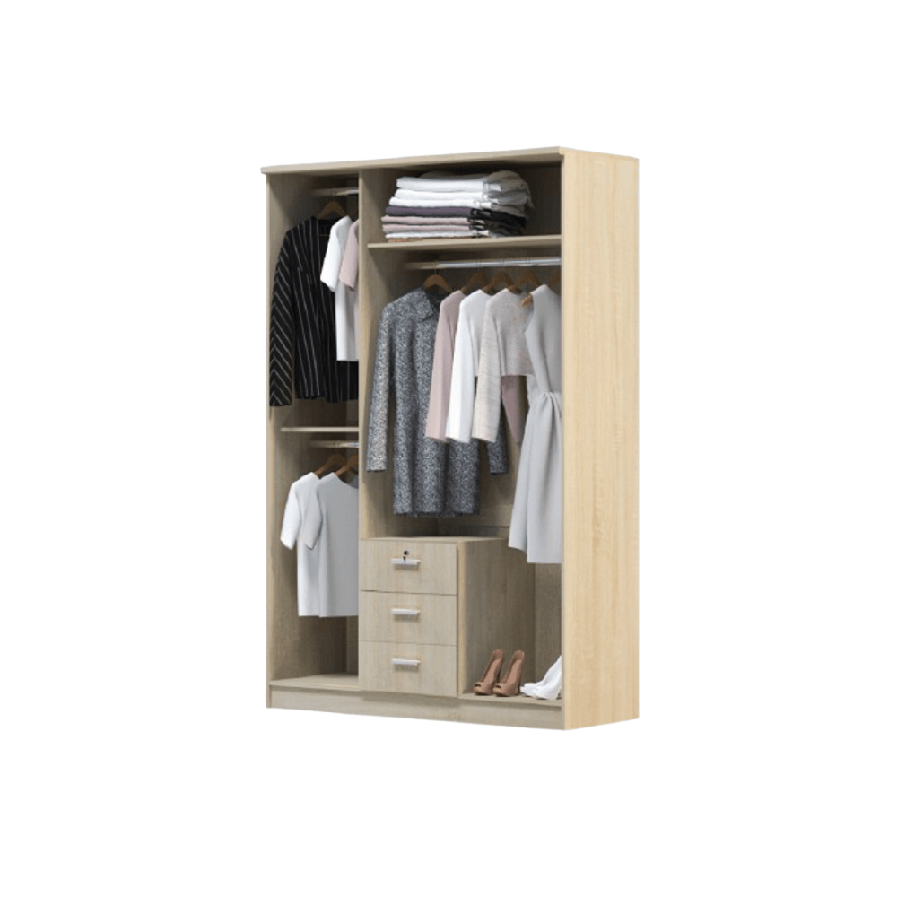 ชุดห้องนอน + ที่นอนสปริง 6 ฟุต WISDOM DESIGN FURNITURE รุ่น BENNER สี โซลิค/กราไฟท์_4