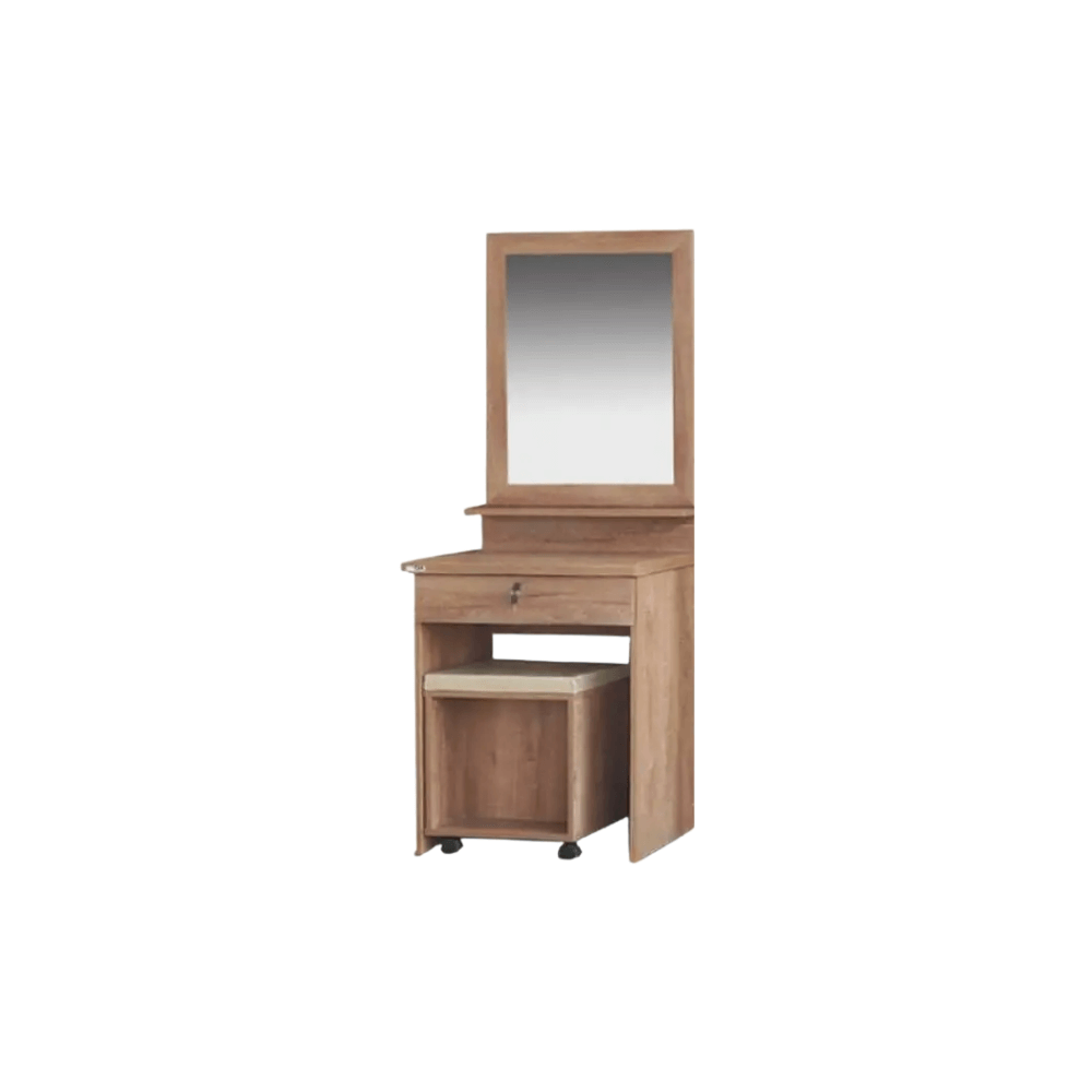 ชุดห้องนอน + ที่นอนสปริง 5 ฟุต WISDOM DESIGN FURNITURE รุ่น ECO สี ไม้สัก_4