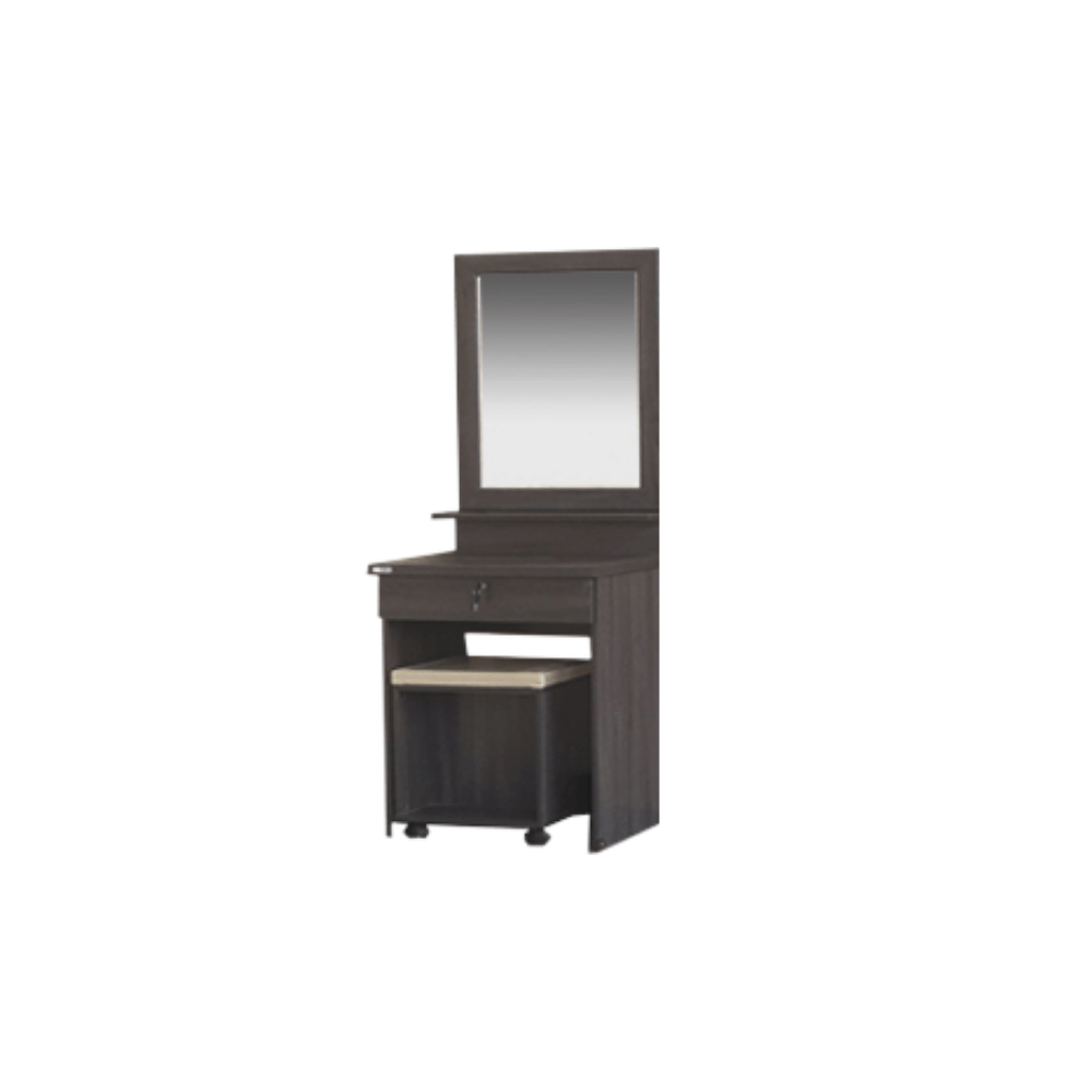 ชุดห้องนอน + ที่นอน PVC 5 ฟุต WISDOM DESIGN FURNITURE รุ่น ECO สี แอชบราวน์_4