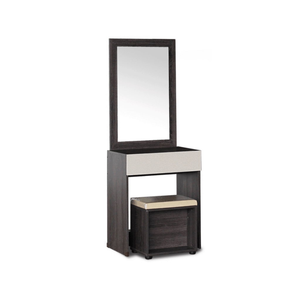 ชุดห้องนอน + ที่นอนสปริง 5 ฟุต WISDOM DESIGN FURNITURE รุ่น GLORY PLUS สี แอชบราวน์/เบจ_4