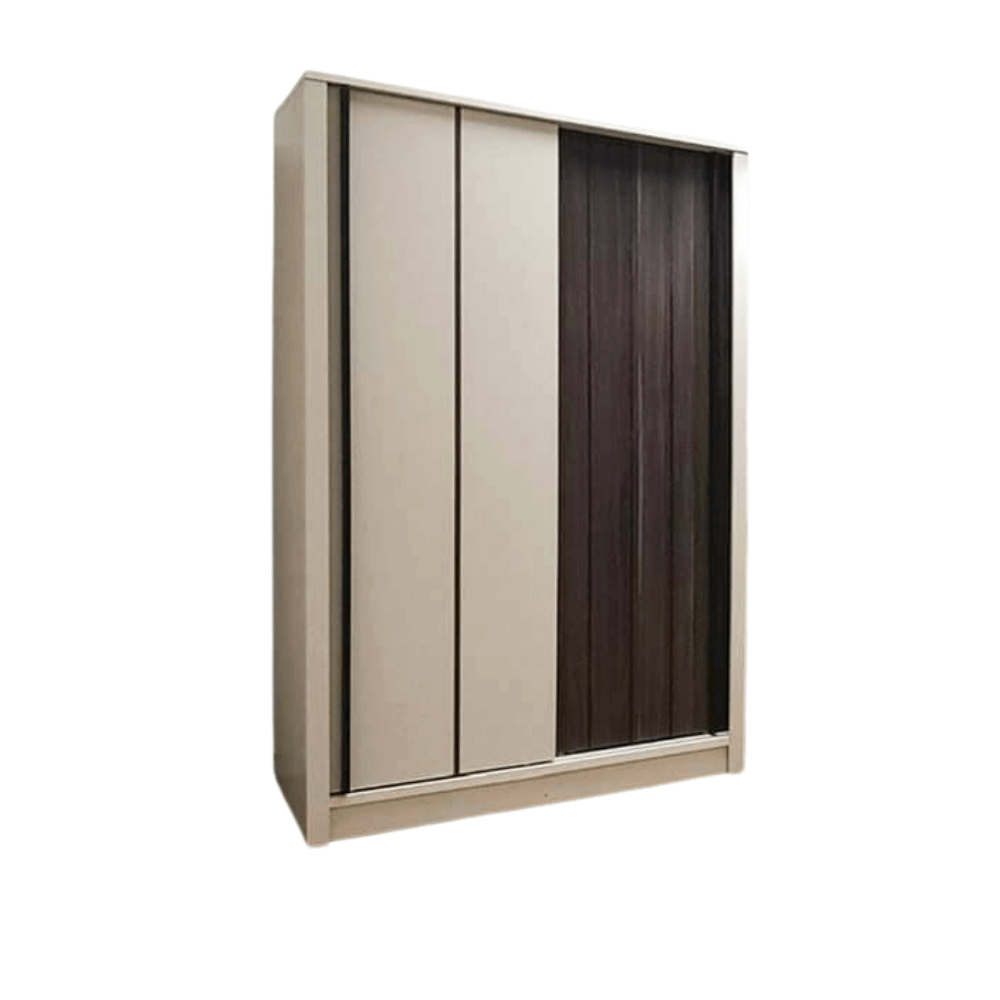 ชุดห้องนอน + ที่นอน PVC 6 ฟุต WISDOM DESIGN FURNITURE รุ่น COOPER สี ครีม/มอคค่า_4