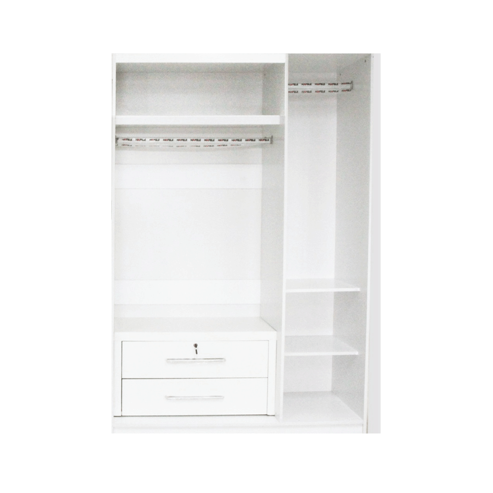 ชุดห้องนอน + ที่นอน PVC 6 ฟุต WISDOM DESIGN FURNITURE รุ่น RADDER สีขาว_4
