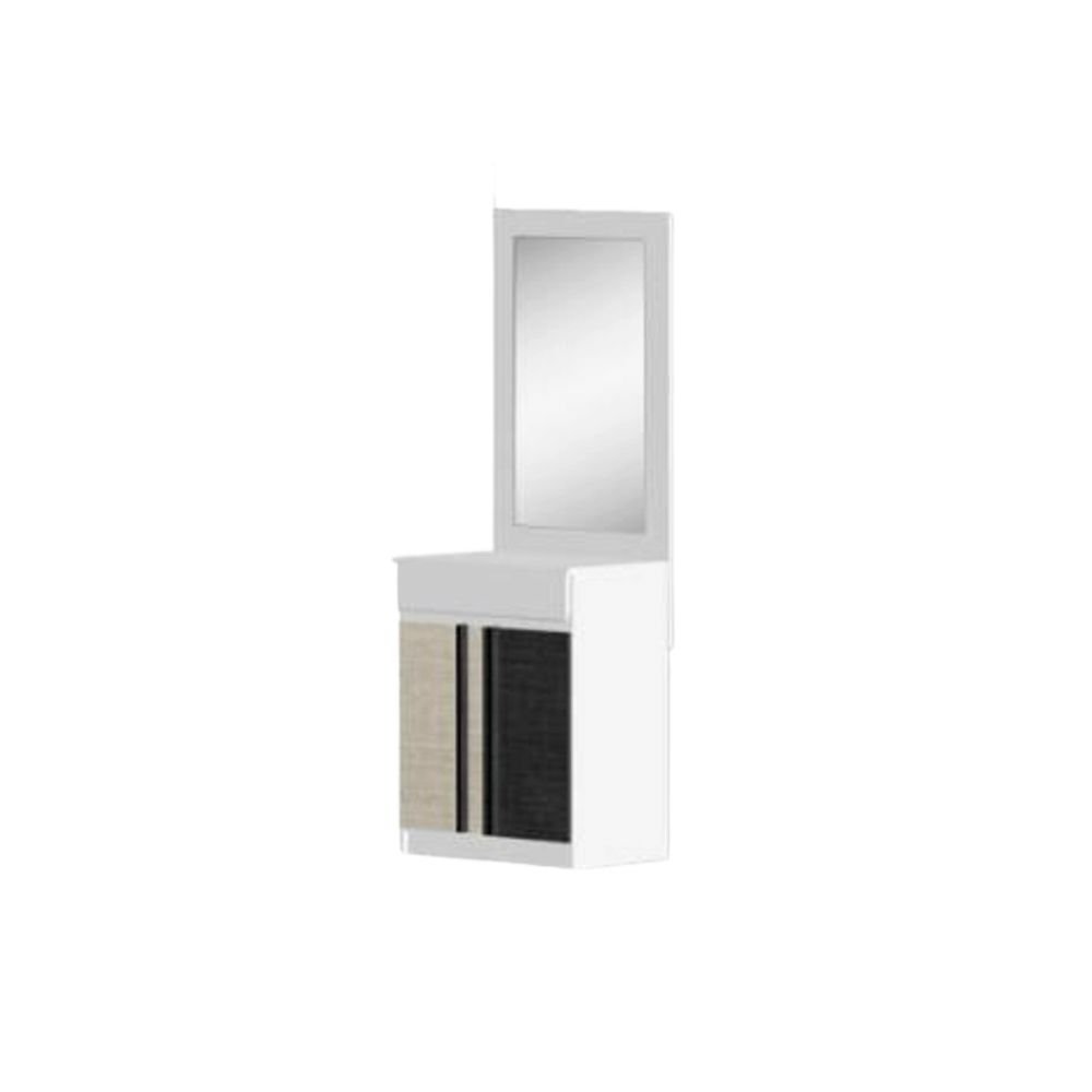 ชุดห้องนอน + ที่นอนสปริง 6 ฟุต WISDOM DESIGN FURNITURE รุ่น TOMMY สีขาว/เบจ_4