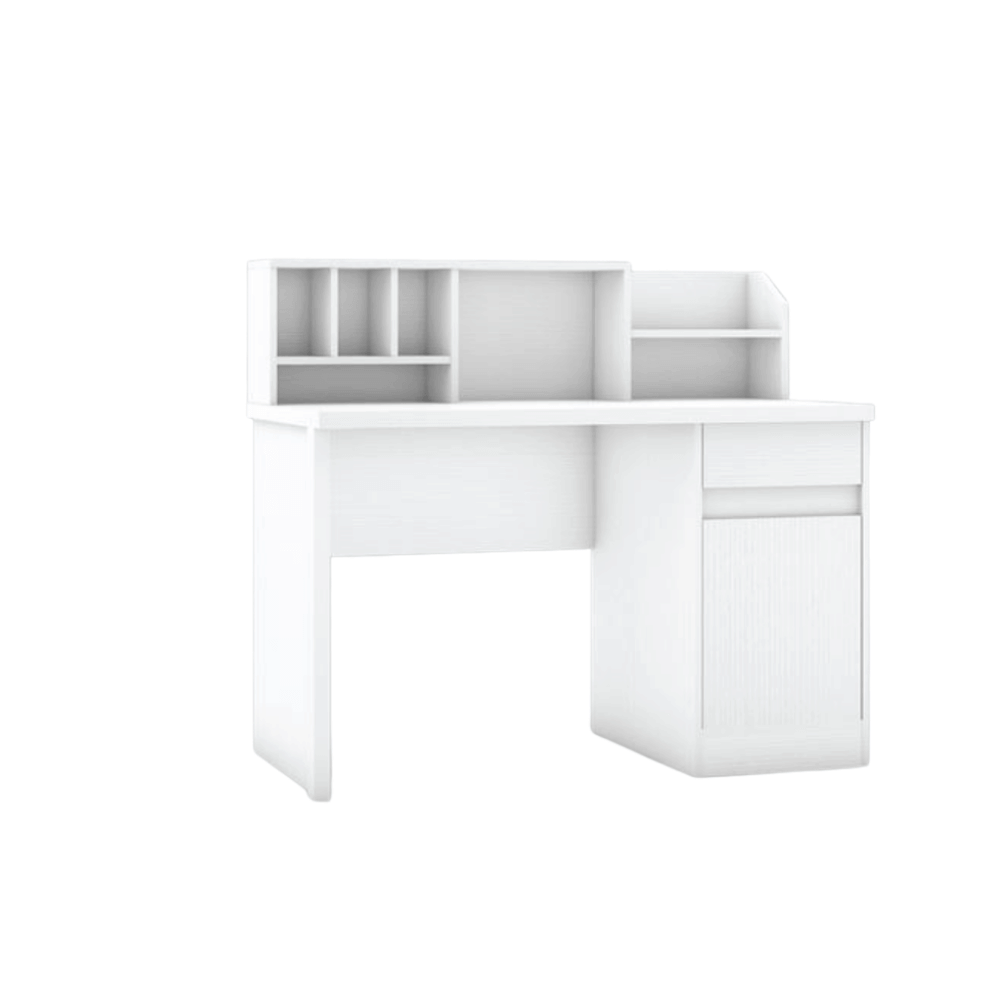 ชุดห้องนอน + ที่นอนสปริง 3.5 ฟุต WISDOM DESIGN FURNITURE รุ่น SCOOBY สีขาว_4