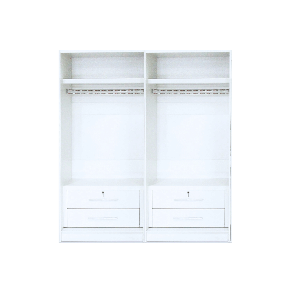 ชุดห้องนอน 3.5 ฟุต WISDOM DESIGN FURNITURE รุ่น NAKED1 สี ขาว_5