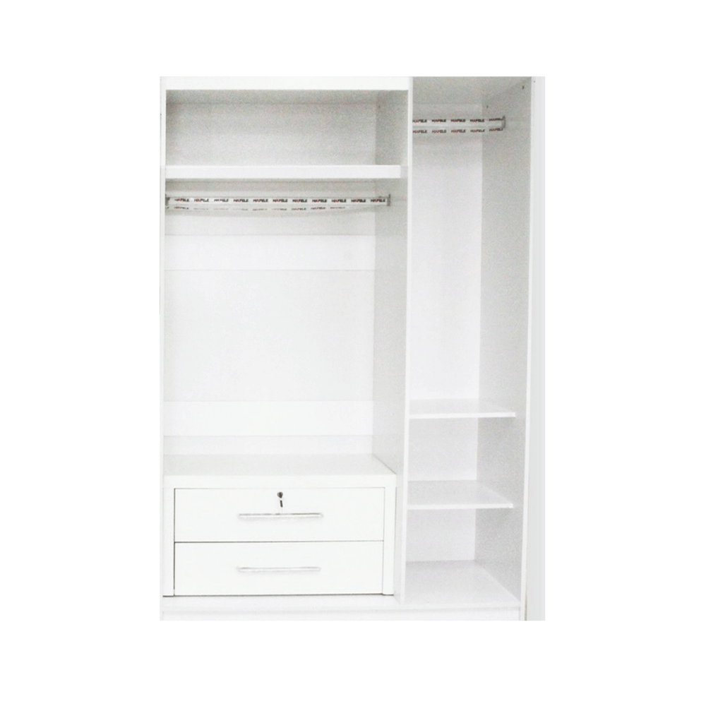 ชุดห้องนอน 5 ฟุต WISDOM DESIGN FURNITURE รุ่น NAKED2 สี ขาว_5