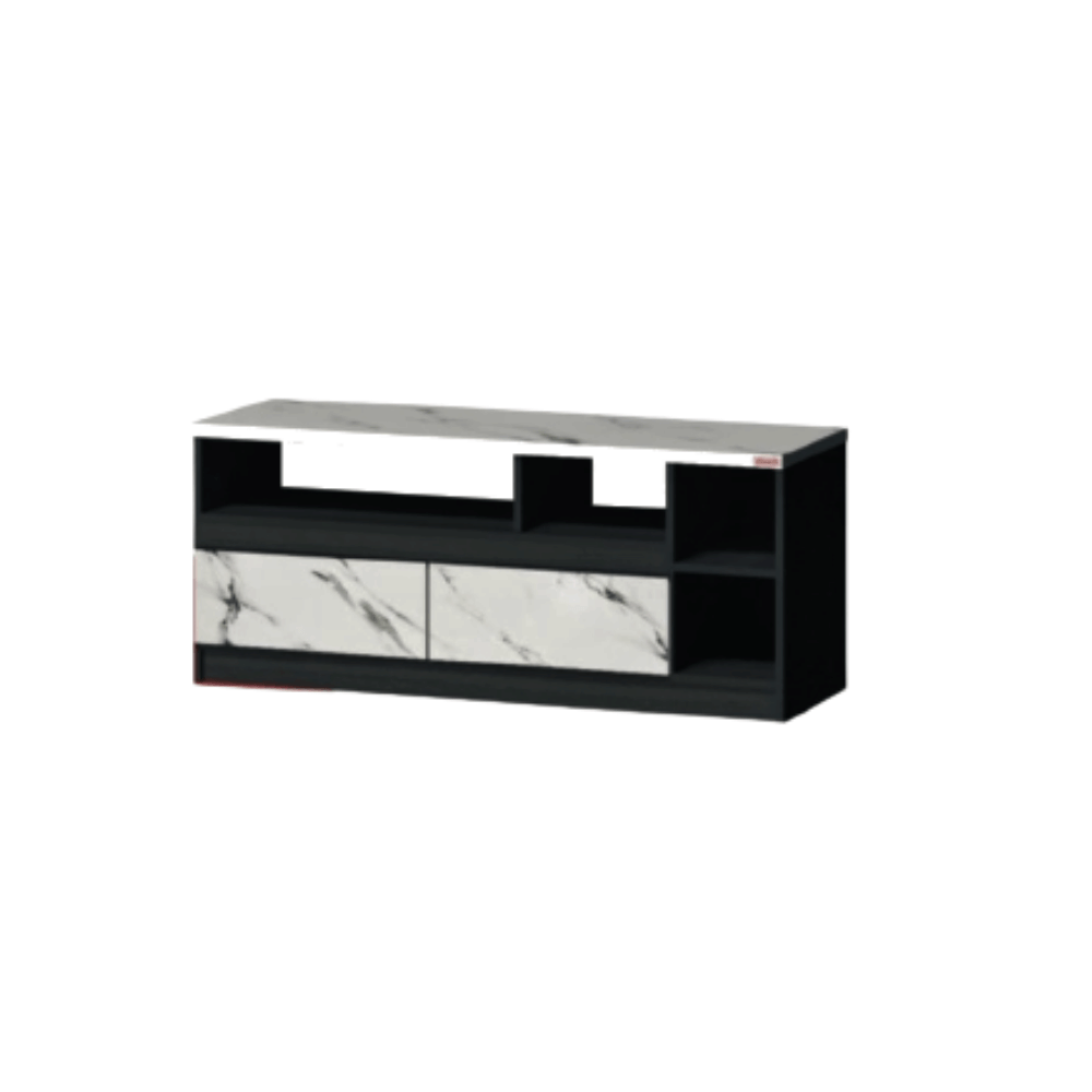 ชุดห้องนอน 6 ฟุต WISDOM DESIGN FURNITURE รุ่น SWAN PLUS สี โอ๊ค/หินอ่อน_5