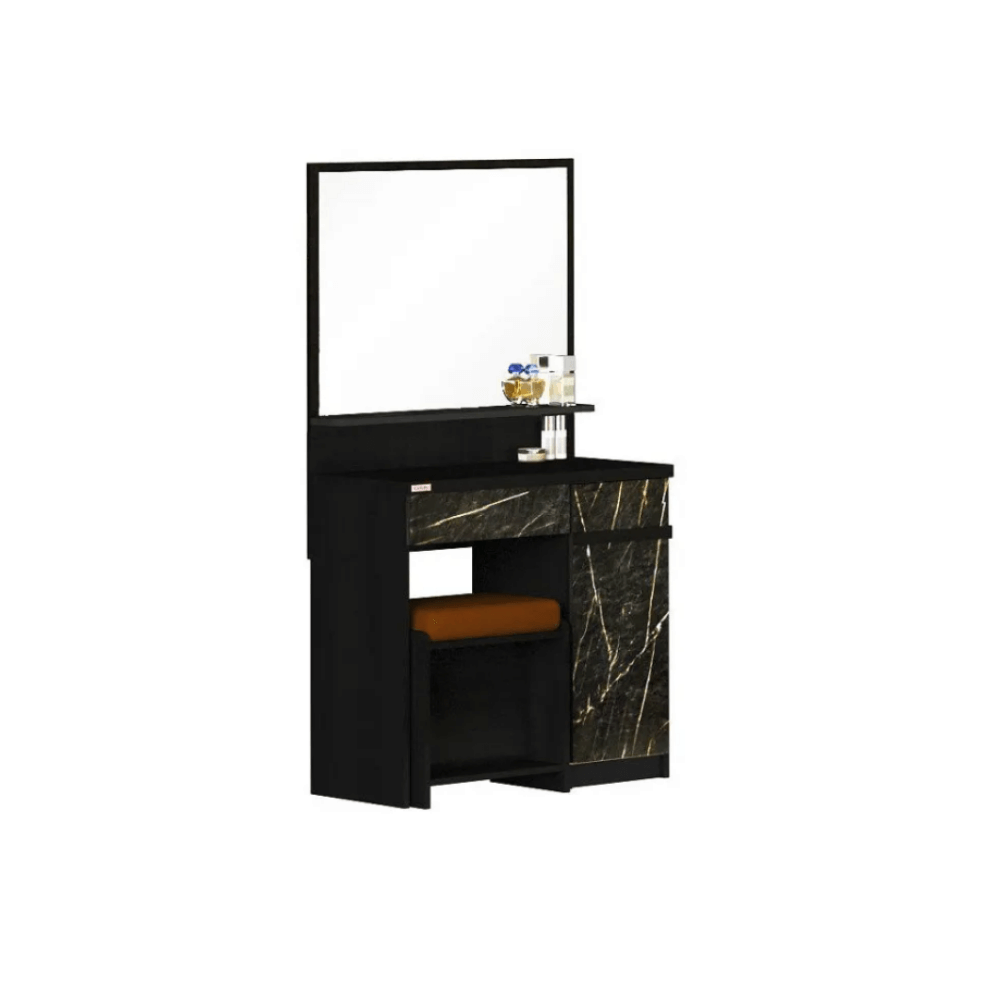 ชุดห้องนอน + ที่นอนสปริง 6 ฟุต WISDOM DESIGN FURNITURE รุ่น GALAXY สี โอ๊ค/หิน_5
