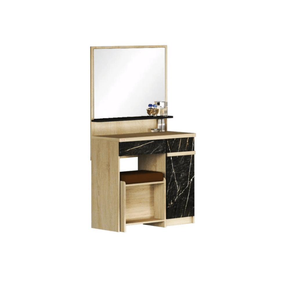 ชุดห้องนอน 5 ฟุต WISDOM DESIGN FURNITURE รุ่น GALAXY EXTRA สี โซลิค/หิน_5