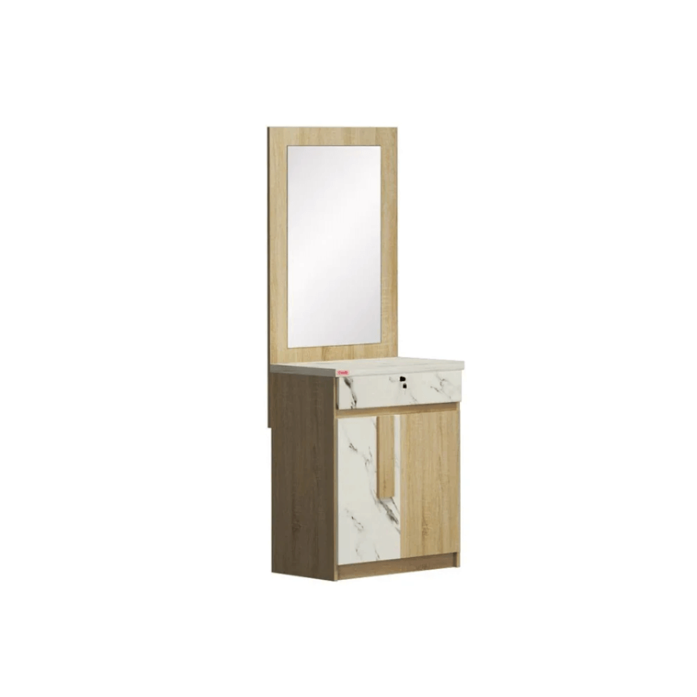 ชุดห้องนอน + ที่นอนสปริง 6 ฟุต WISDOM DESIGN FURNITURE รุ่น SWAN สี โซลิค/หินอ่อน_5