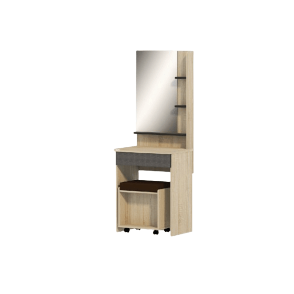 ชุดห้องนอน 6 ฟุต WISDOM DESIGN FURNITURE รุ่น BENNER สี โซลิค/กราไฟท์_5
