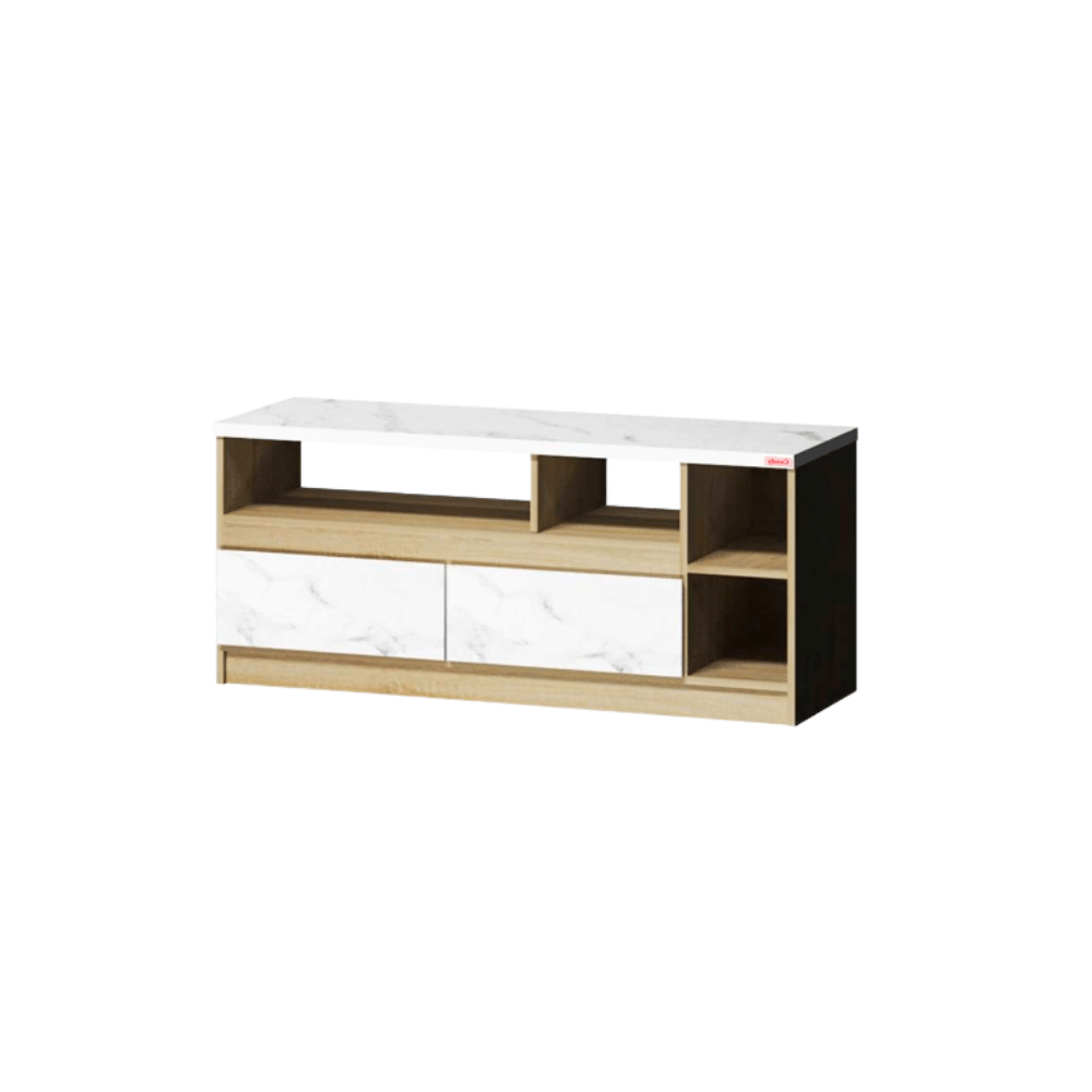 ชุดห้องนอน + ที่นอนสปริง 6 ฟุต WISDOM DESIGN FURNITURE รุ่น SWAN PLUS สี โซลิค/หินอ่อน_6