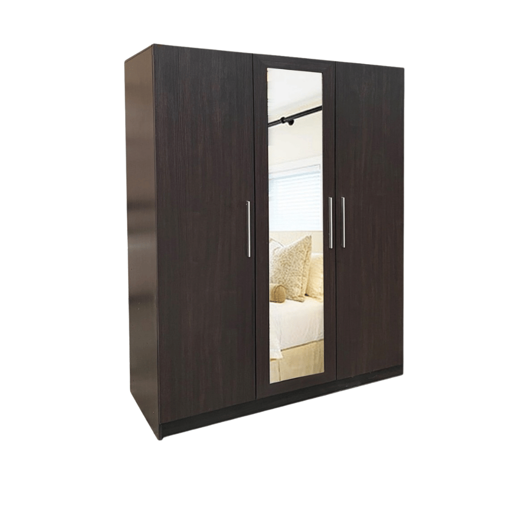 ตู้เสื้อผ้า 3 บานเปิด WISDOM DESIGN FURNITURE รุ่น MILANO135 สีโอ๊ค_0