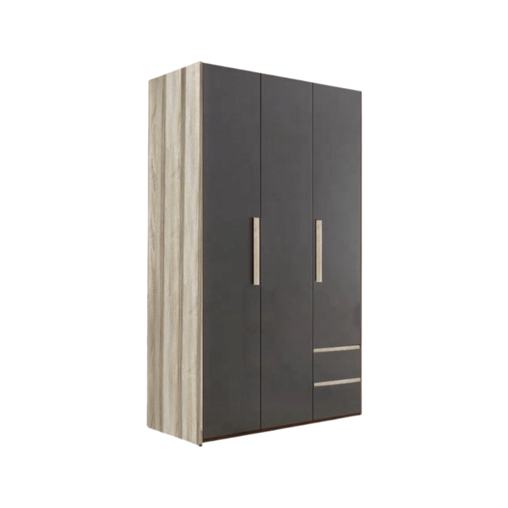 ตู้เสื้อผ้า 3 บานเปิด WISDOM DESIGN FURNITURE รุ่น WISDOM 120 ซม. สีโซลิค/ยีนส์_1